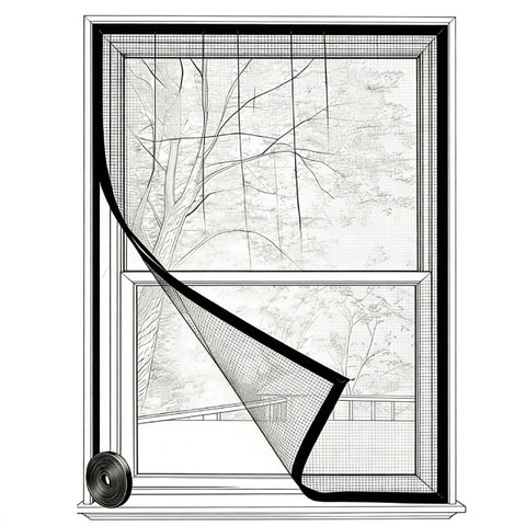 Custom Window Screen for Any Size to keep bugs out and let fresh air in