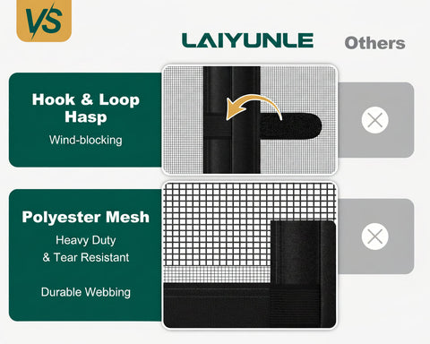 Custom Magnetic Screen Door for All Door Size